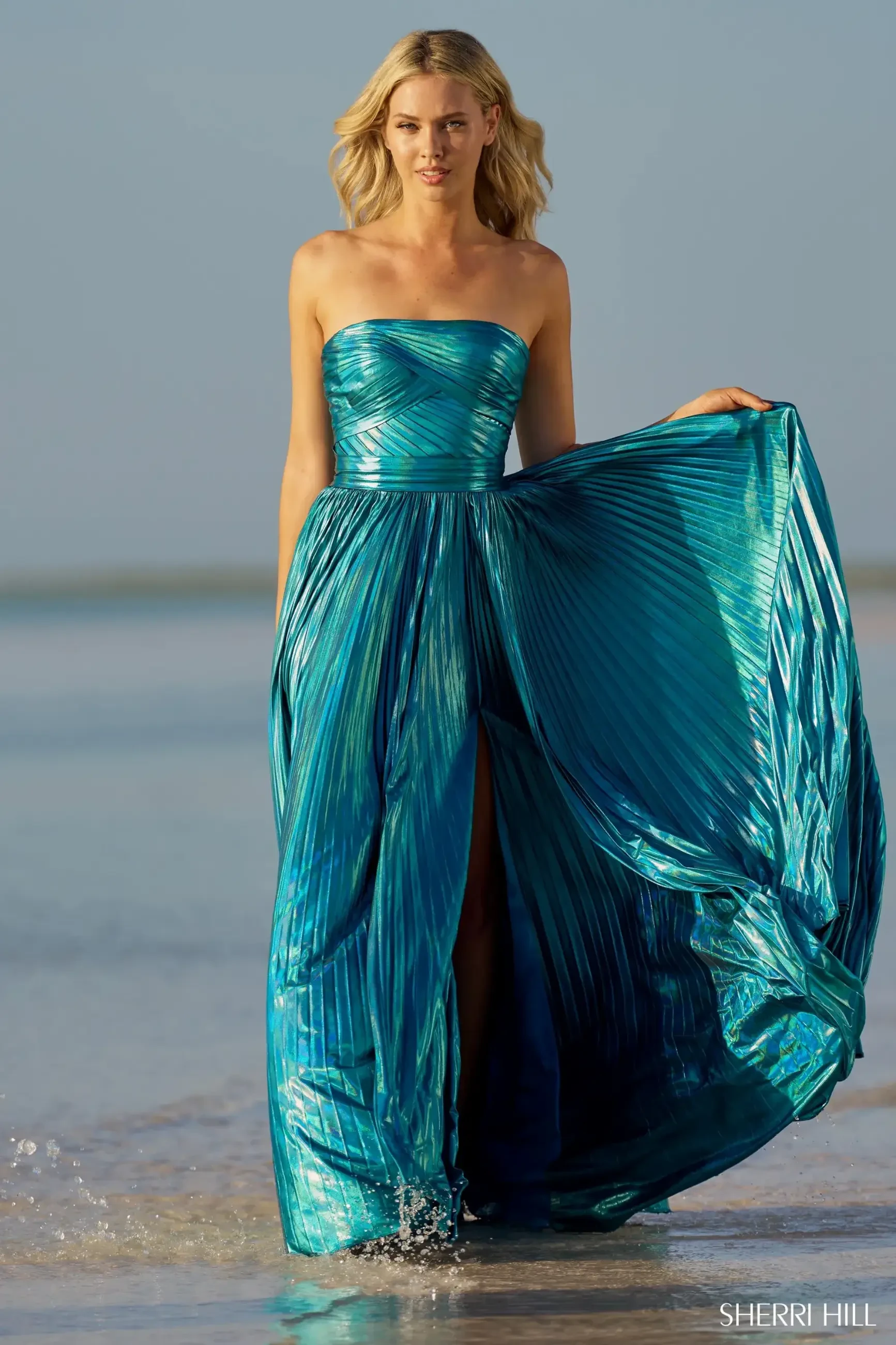 Shine Bright: How Metallic Prom Dresses Steal the Spotlight Image