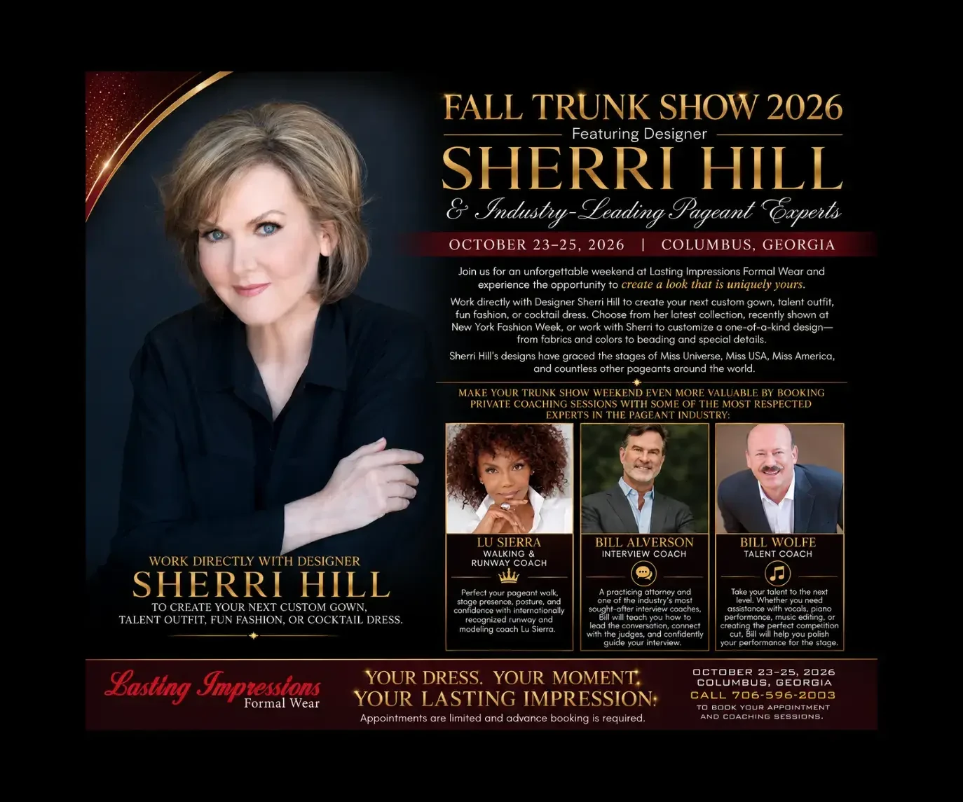Sherri Hill Fall Trunk Show 2026