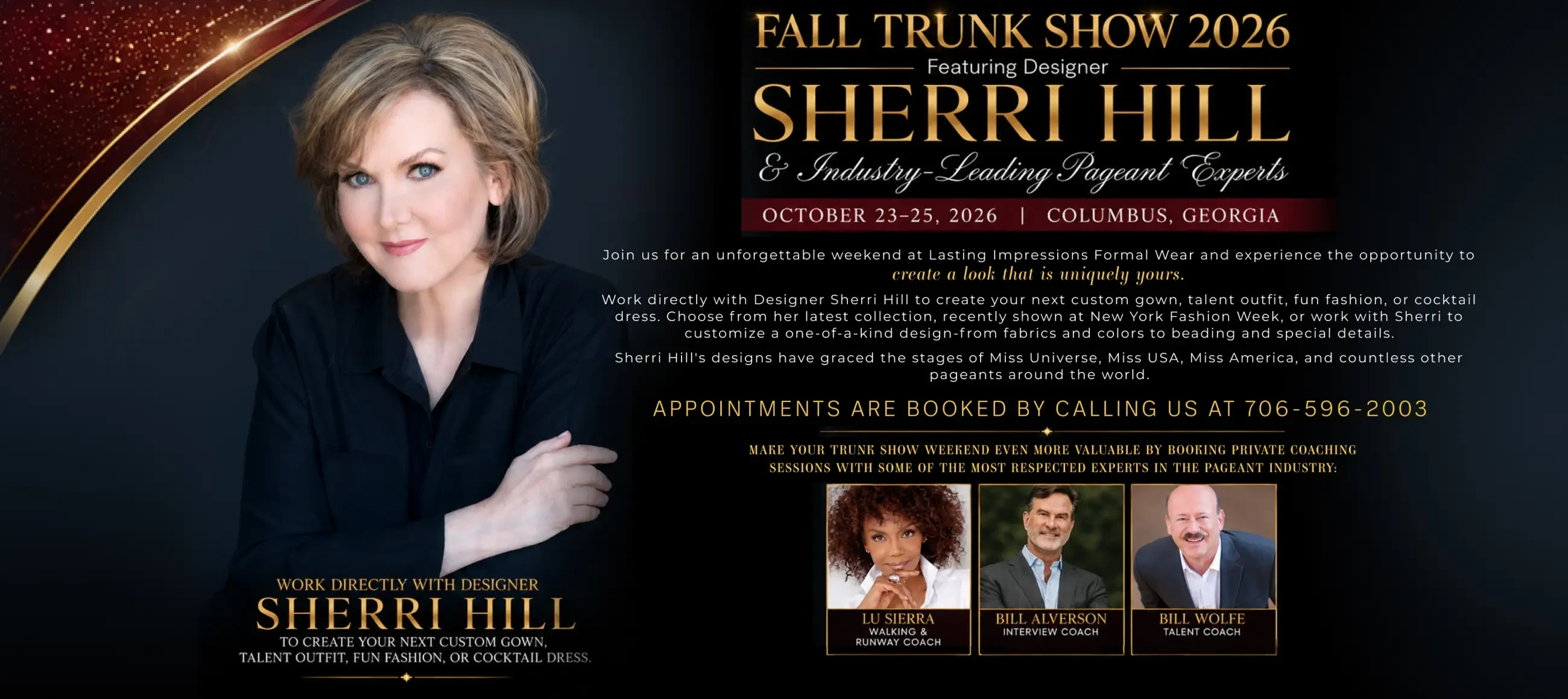 Sherri Hill Trunk Show Desktop Banner