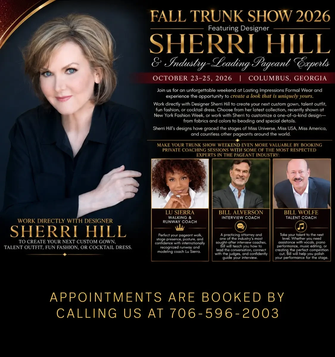 Sherri Hill Trunk Show Mobile Banner